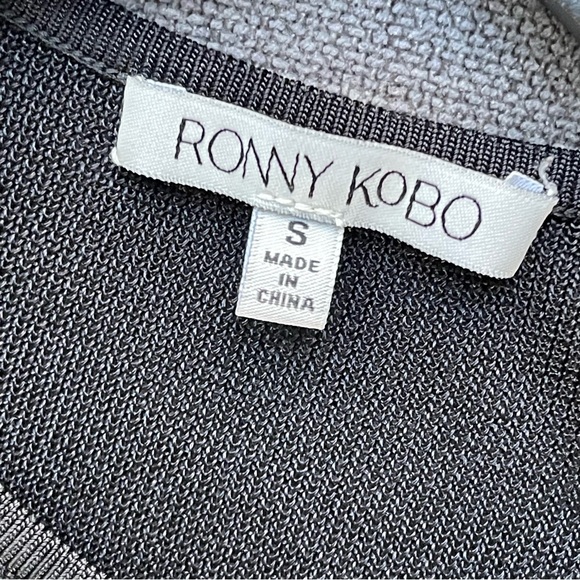 RONNY KOBO Collection Bodycon Black Long Sleeve Dress - Picture 8 of 9